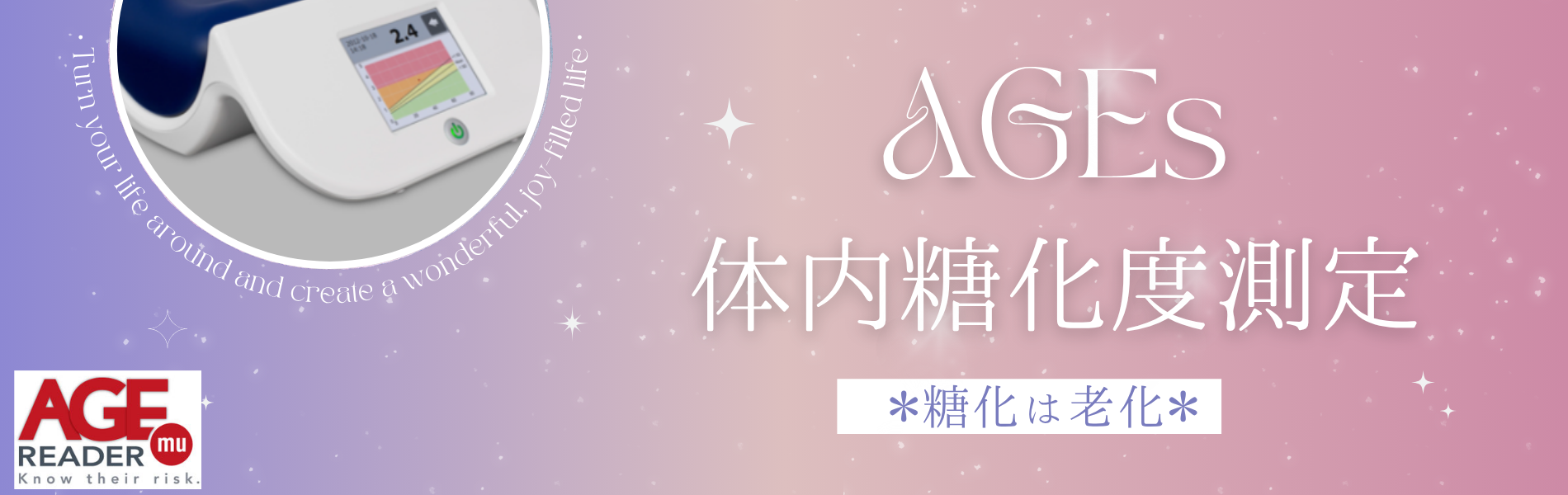 AGEs 体内糖化度検査